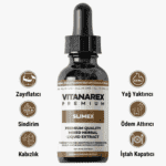 <b>Vitanarex Premium Slimex Damla 30ML</b> </br></br>(Zayıflama,Ödem Atma, Yağ Yakma, Kilo Verme, İştah Kapatma, Kabızlık, Sindirim, Detox) Tedavisi